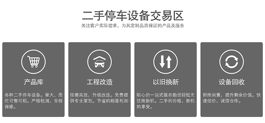 四川成都二手机械车位交易区