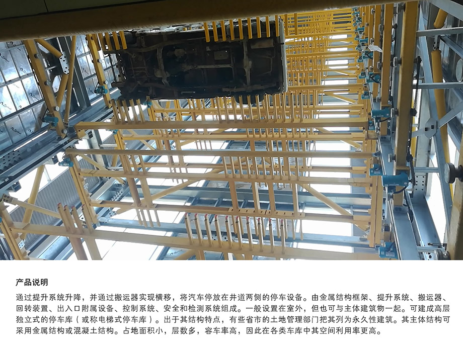 四川成都垂直升降机械车位产品说明