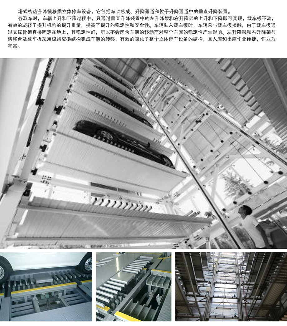 四川成都PSH梳齿交换升降横移机械车位图片展示